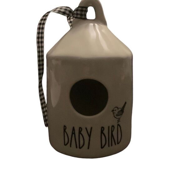 Pre Owned Rae Dunn By Magenta Baby Bird Bird Feeder Artisan Collection Unique - Picture 3 of 13